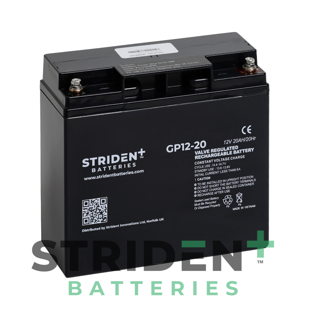 Strident Mobility Strident™ AGM GP12-20 (2 Batteries) – Platinum Mobility