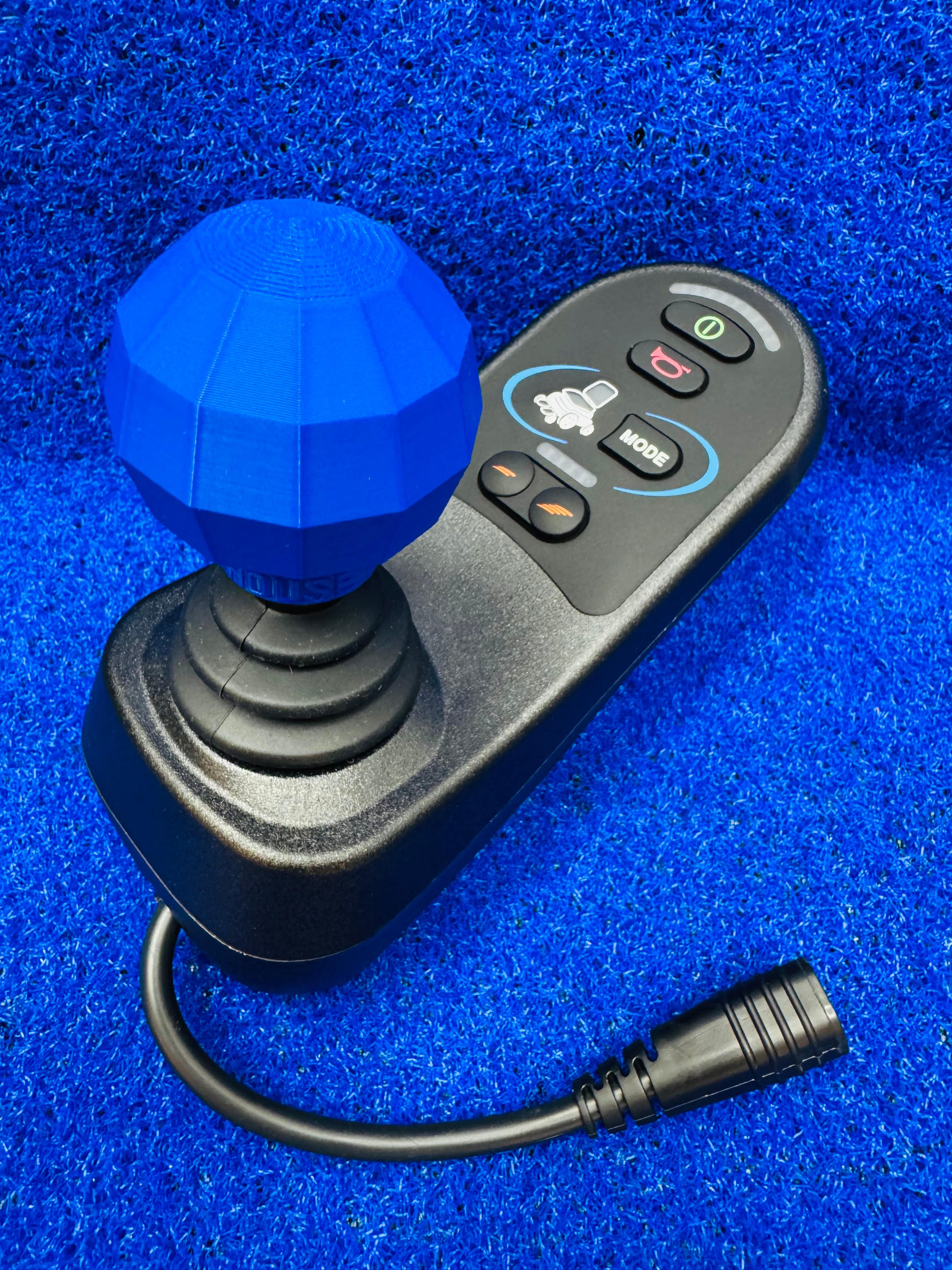 3D Joystick Attachment - Royal Blue Diamond
