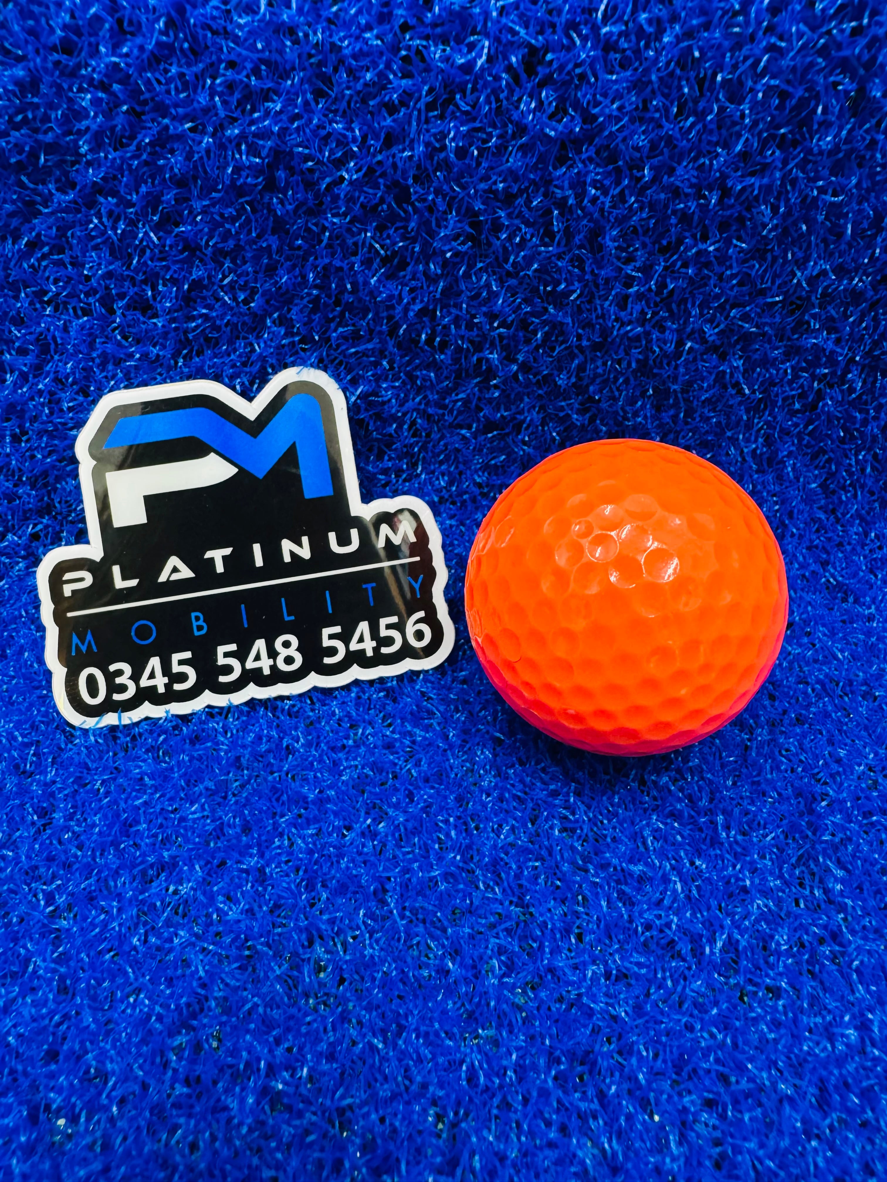 Golf Ball - Joystick Attachment - Orange