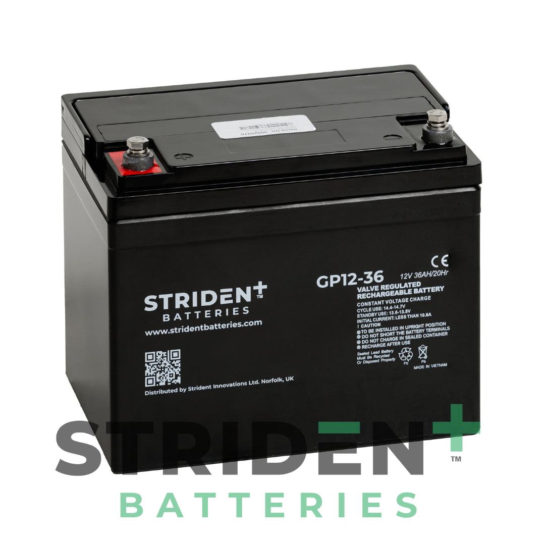 Strident Mobility Strident™ AGM GP12-36 (2 Batteries) – Platinum Mobility