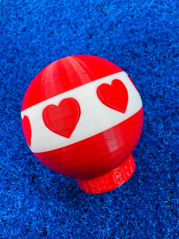 3D Joystick Attachment - Love Heart Round