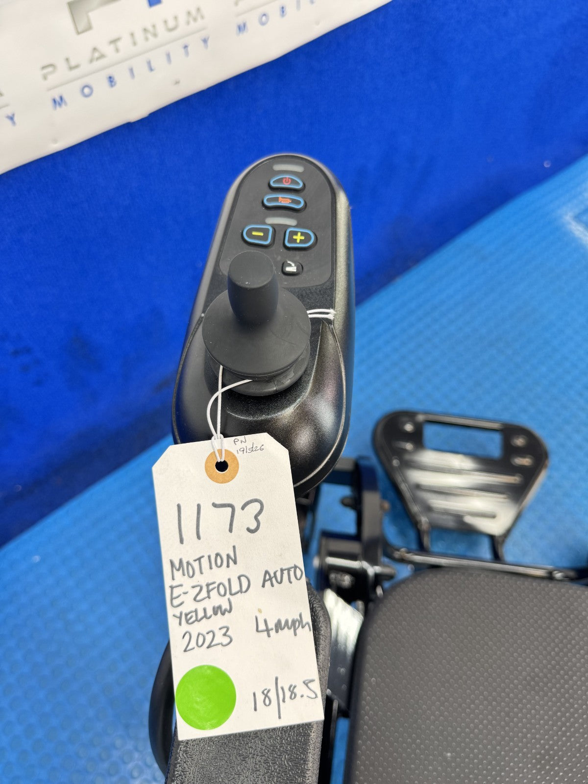 2024 Monarch MM Ezi Fold 4Mph Electric Wheelchair Powerchair - Auto Fold 1173