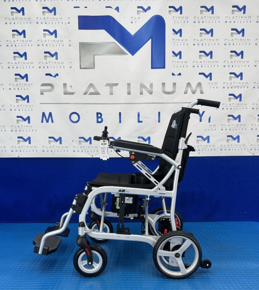 MONARCH AIR PRO LIGHTWEIGHT FOLDING POWERCHAIR 12.5KG TRAVEL 2338