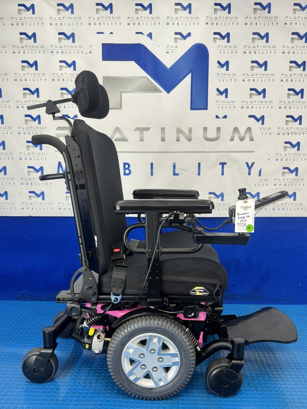 Quantum Edge HD Electric Wheelchair Heavy Duty New Batteries 2781