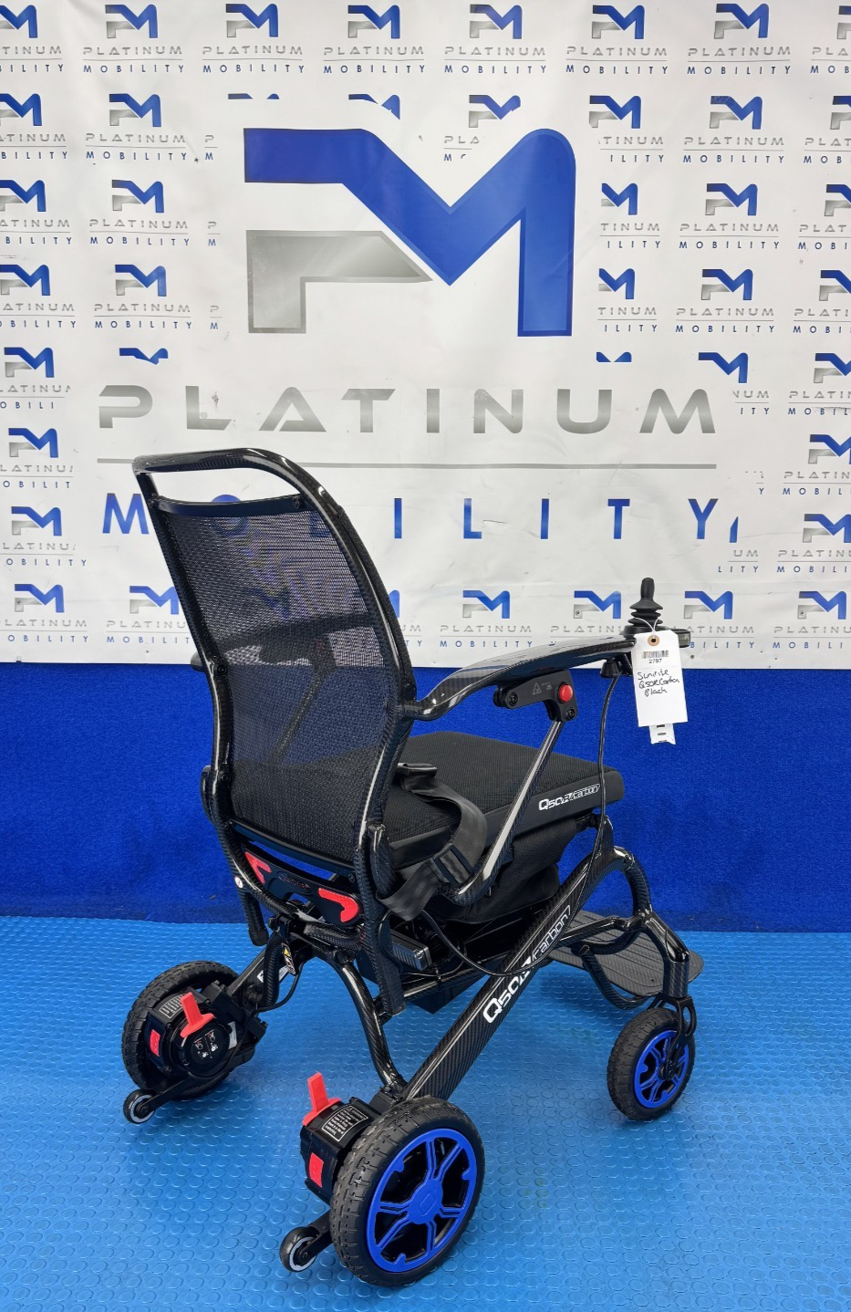 QUICKIE Q50 R LIGHTWEIGHT CARBON FIBRE POWERCHAIR SCOOTER FOLDING 4MPH 2797
