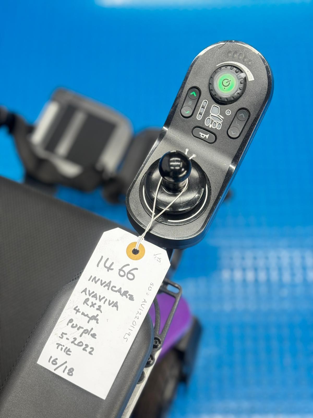 Invacare AVIVA RX20 4MPH Powerchair Tilt RWD Narrow Base 1466