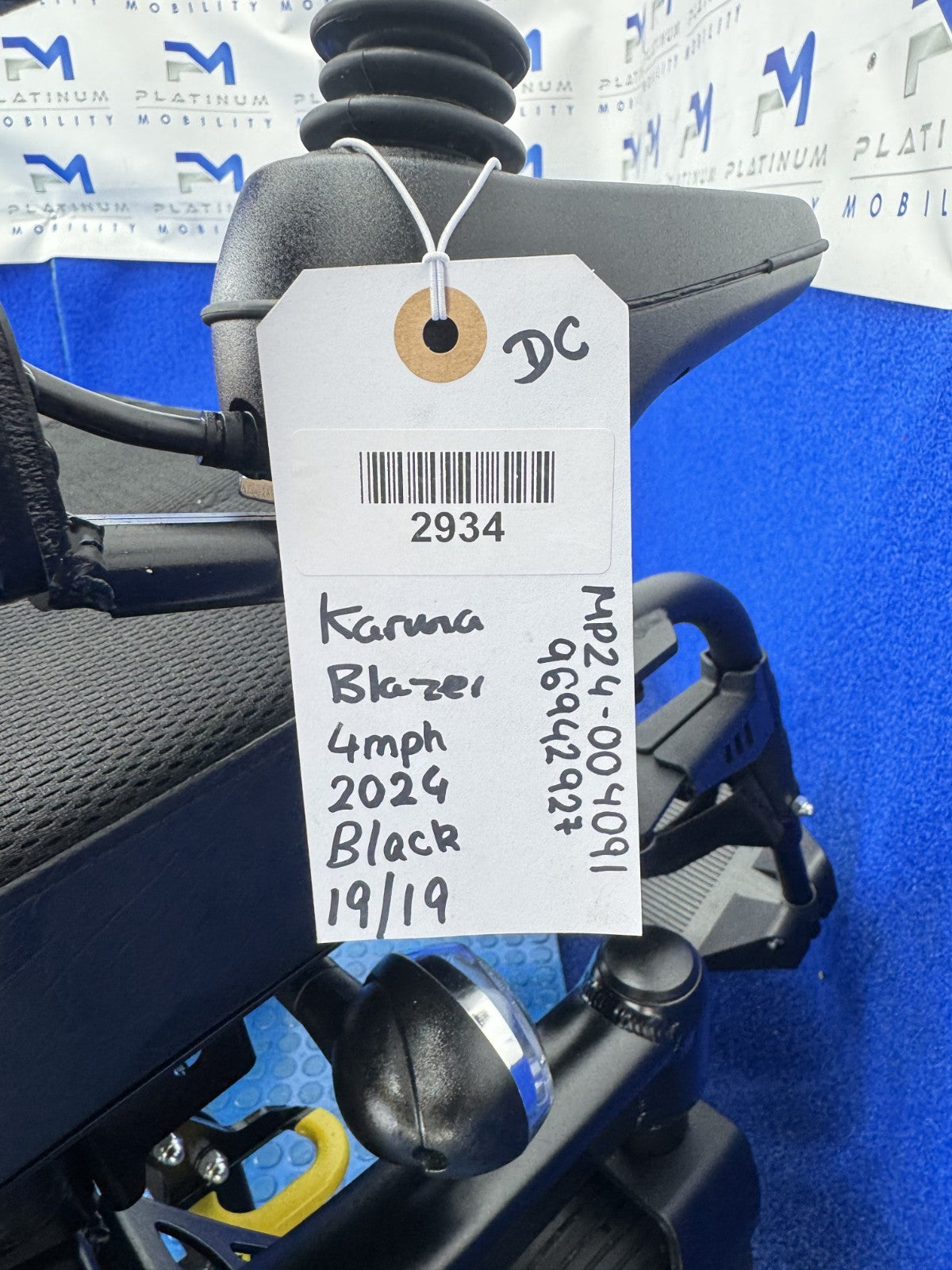 KARMA BLAZER 2 4 MPH ELECTRIC WHEELCHAIR POWERCHAIR 4 MPH All Terrain 2934