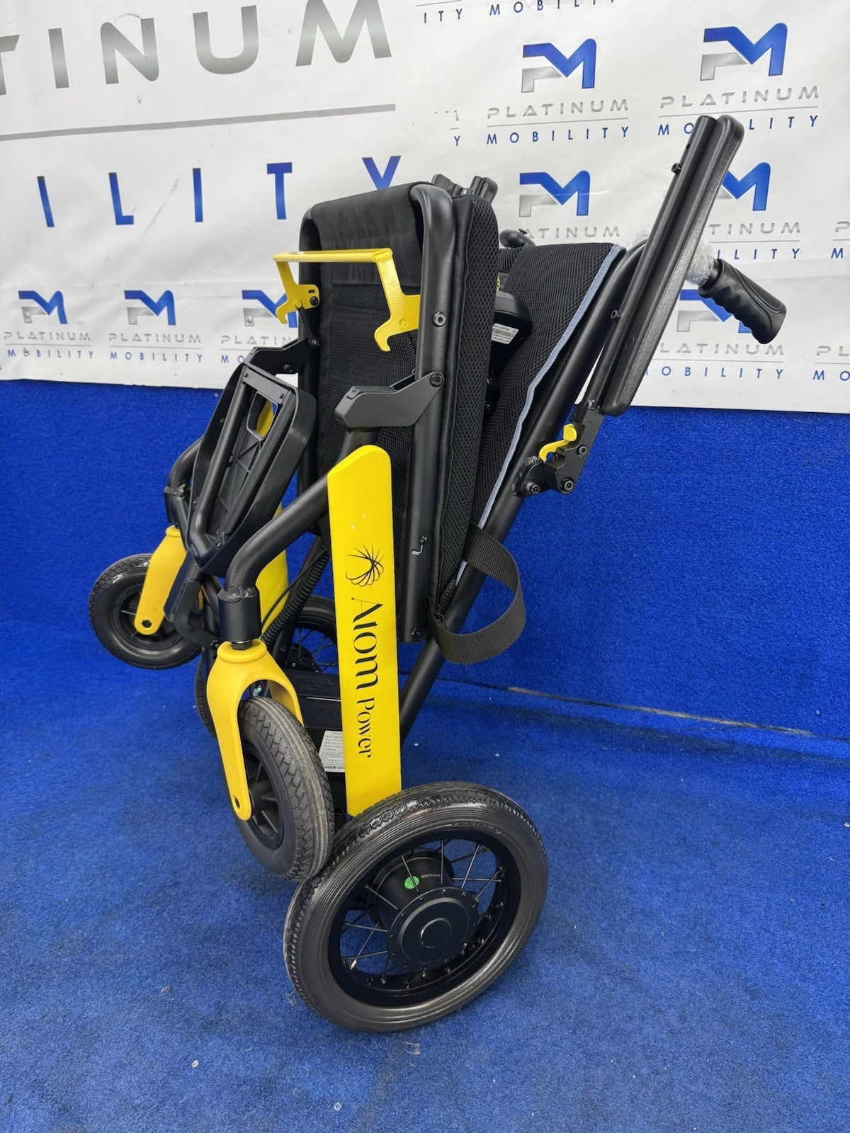 Atom Powerchair ATTENDENT Lightweight Lithium Folding Electric Wheelchair 13.2kg