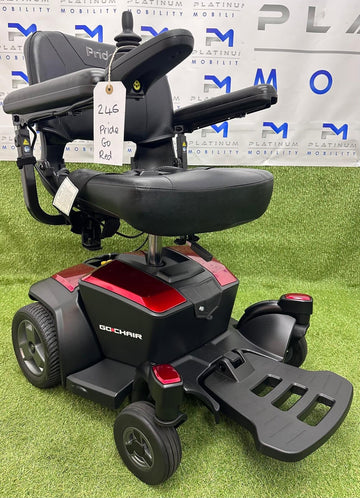 PRIDE GO CHAIR RWD 4MPH ELECTRIC TRANSPORTABLE MOBILITY POWERCHAIR WHEELCHAIR