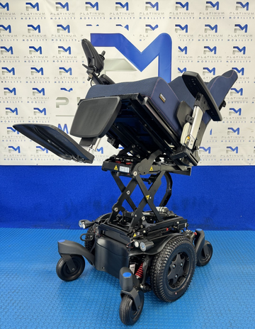 SUNRISE QUICKIE Q500M 6MPH ELECTRIC WHEELCHAIR TILT AND RISER POWERCHAIR 677
