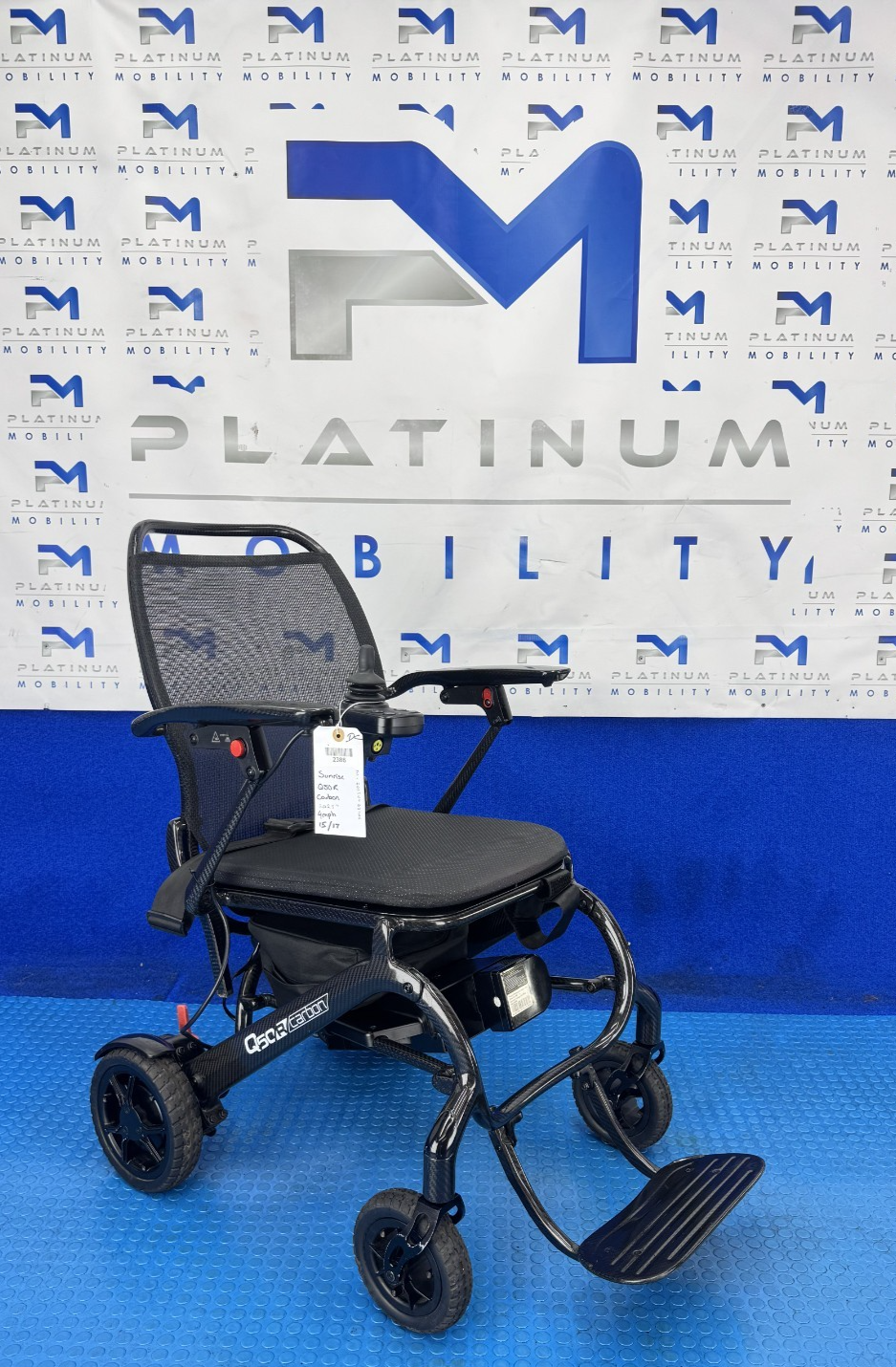 Sunrise Quickie Q50R 14KG Carbon Fibre Electric Wheelchair Powerchair 4MPH 2386
