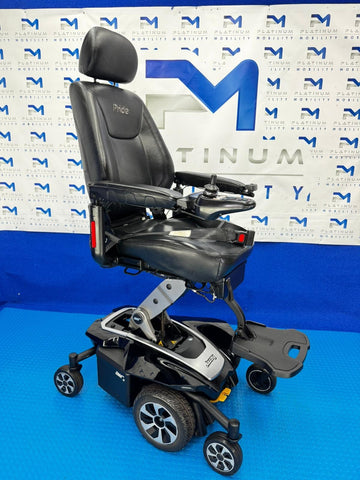 Pride Jazzy Air 2.0 Power Chair Electric Wheelchair with Electric Seat Lift 1839