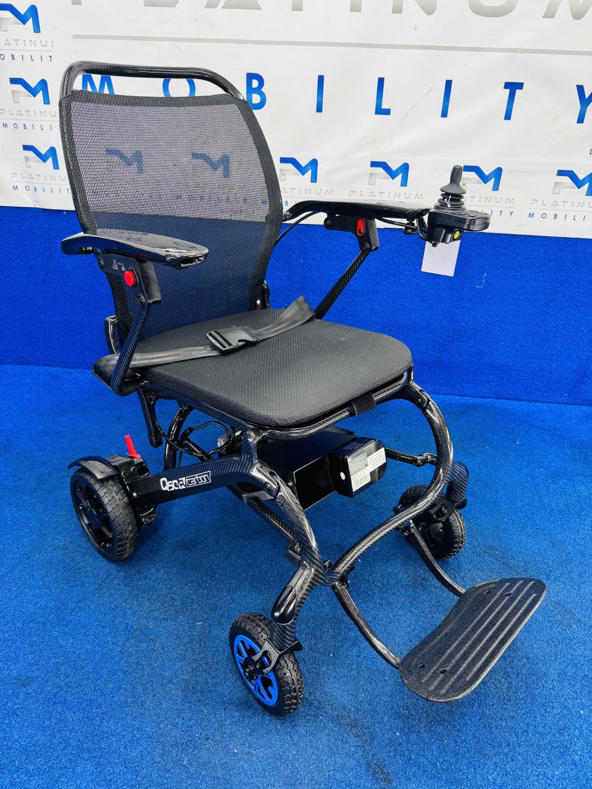 Sunrise QUICKIE Q50R CARBON FIBRE ELECTRIC POWERCHAIR FOLDING 4MPH 1777