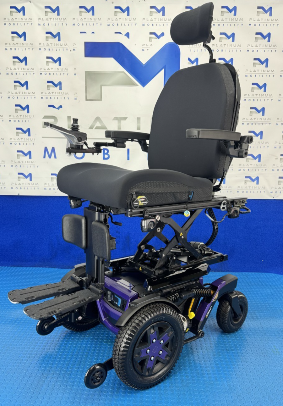 Quantum Pride 4 front 2 Electric Wheelchair RISE TILT RECLINE 6mph 2761