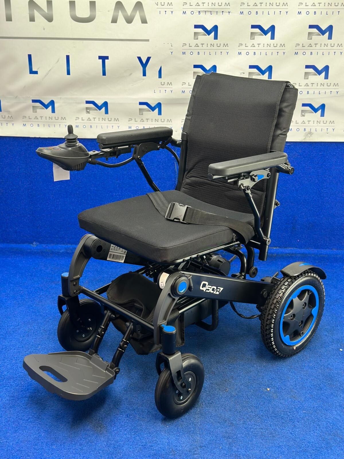 2022 QUICKIE SUNRISE Q50 FOLDING 4MPH FOLDING ELECTRIC WHEELCHAIR POWERCHAIR C1