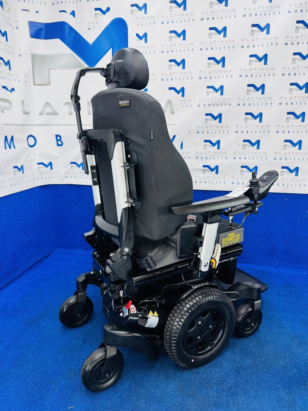 SUNRISE QUICKIE Q500 M 4MPH ELECTRIC MOBILITY POWERCHAIR WHEELCHAIR CHAIR 1425