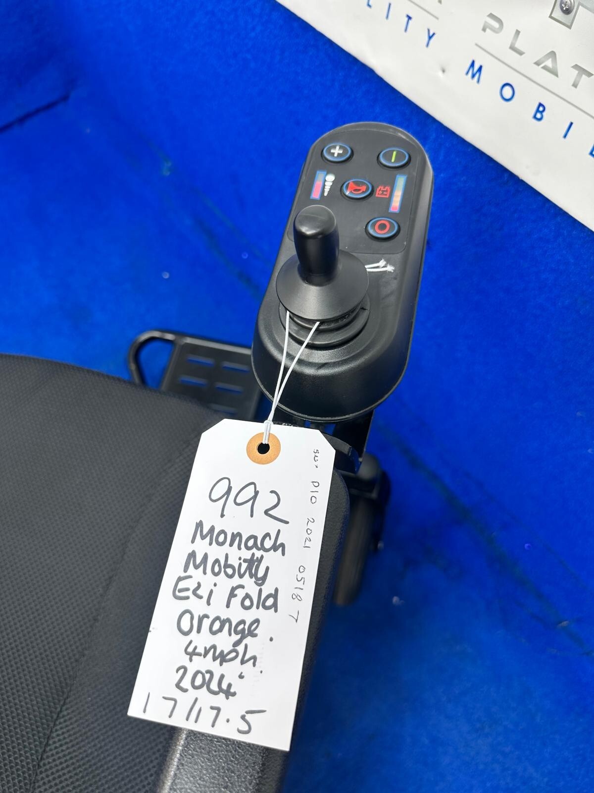 2024 Monarch Ezi-Fold 4MPH Folding Lightweight Lithium MOBILITY Powerchair 992