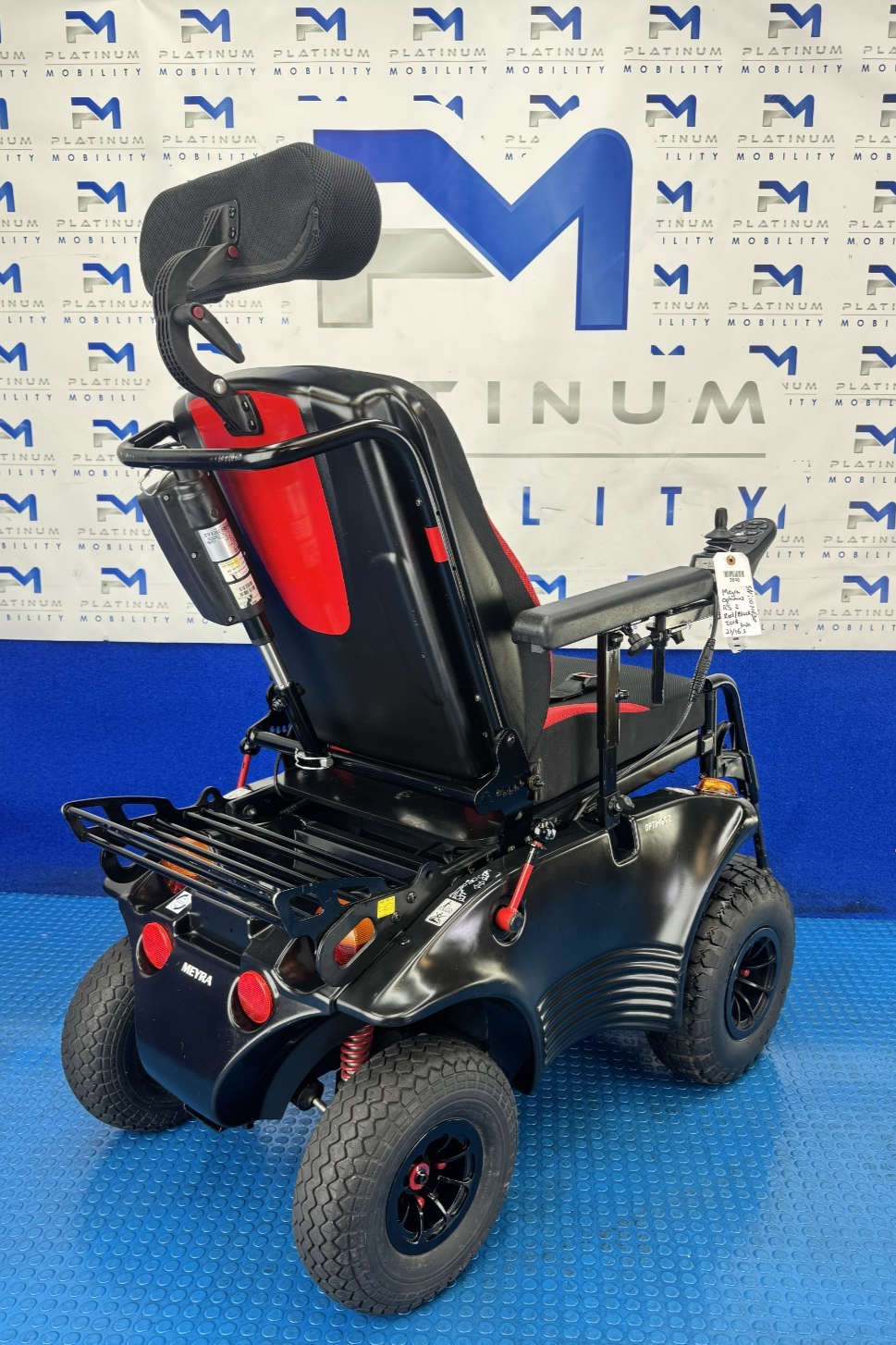 Meyra Optimus RS 2 Rear Wheel Drive 8Mph New Batteries Solid tyres 2640