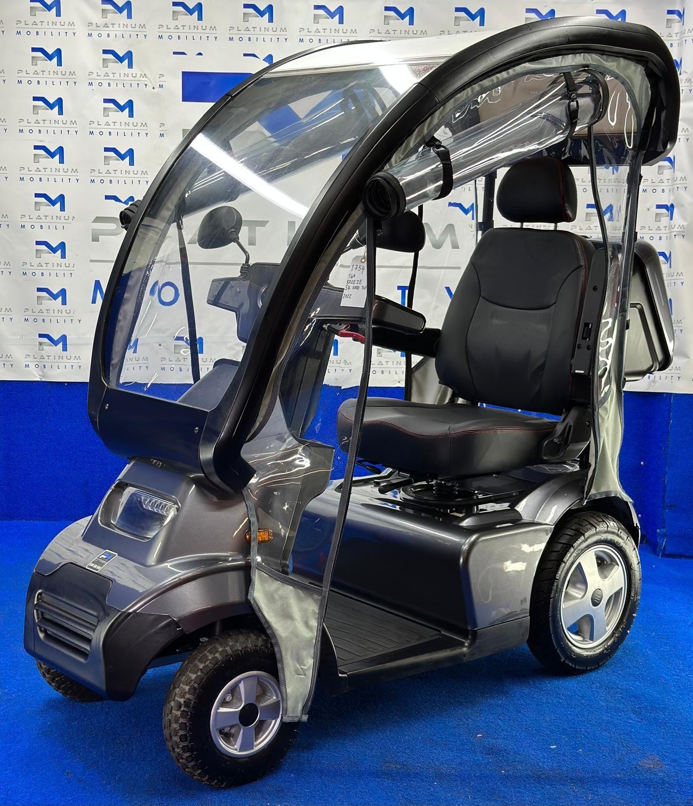 2022 TGA Breeze S4 Canopy 8mph Road All Terrain Mobility Scooter Buggy 1754