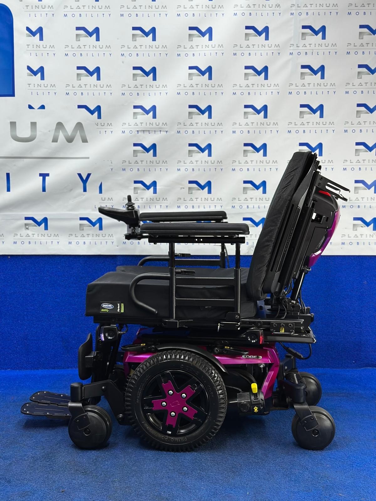 PRIDE QUANTUM EDGE 3 6 MPH ELECTRIC POWER WHEELCHAIR POWERCHAIR 1450