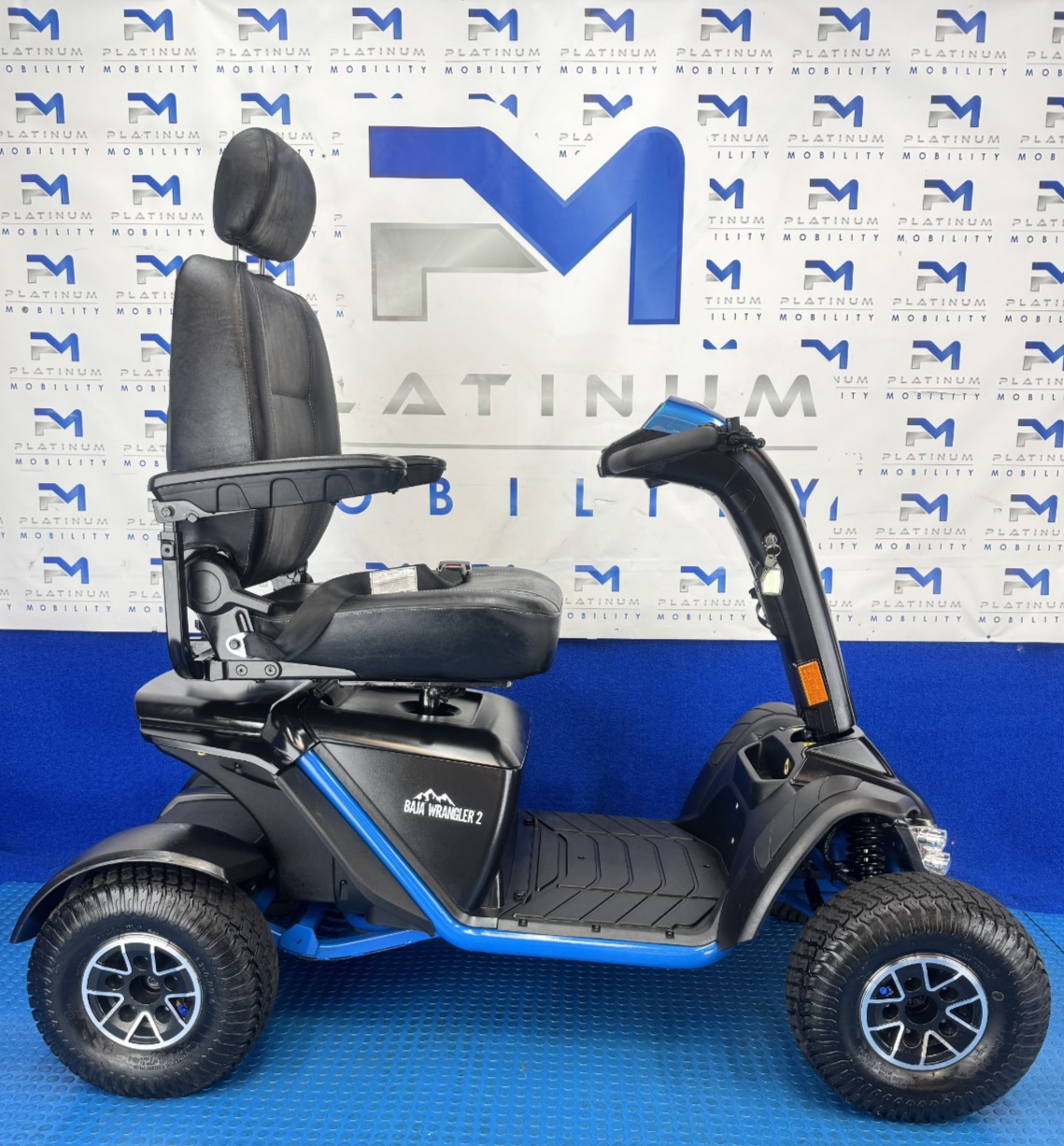 Pride Baja Wrangler Mobility Scooter All Terrain New Batteries 8Mph 2458