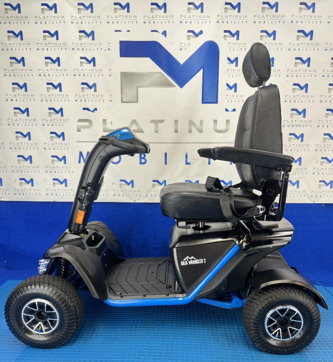 Pride Baja Wrangler Mobility Scooter All Terrain New Batteries 8Mph 2458