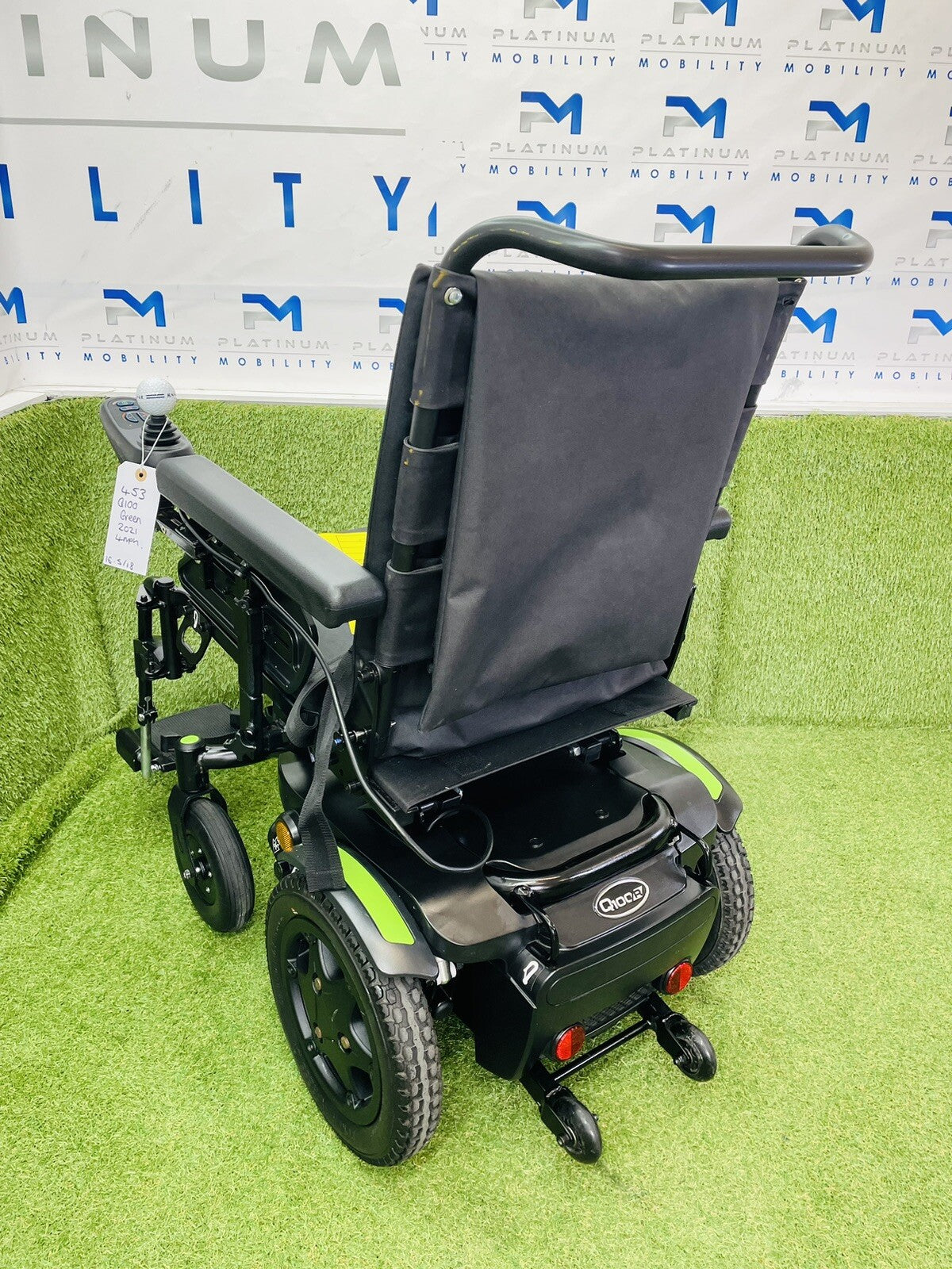 Powerchair Quickie Q100R Compact Indoor Outdoor Sunrise Medical Comfy Mid Wheel