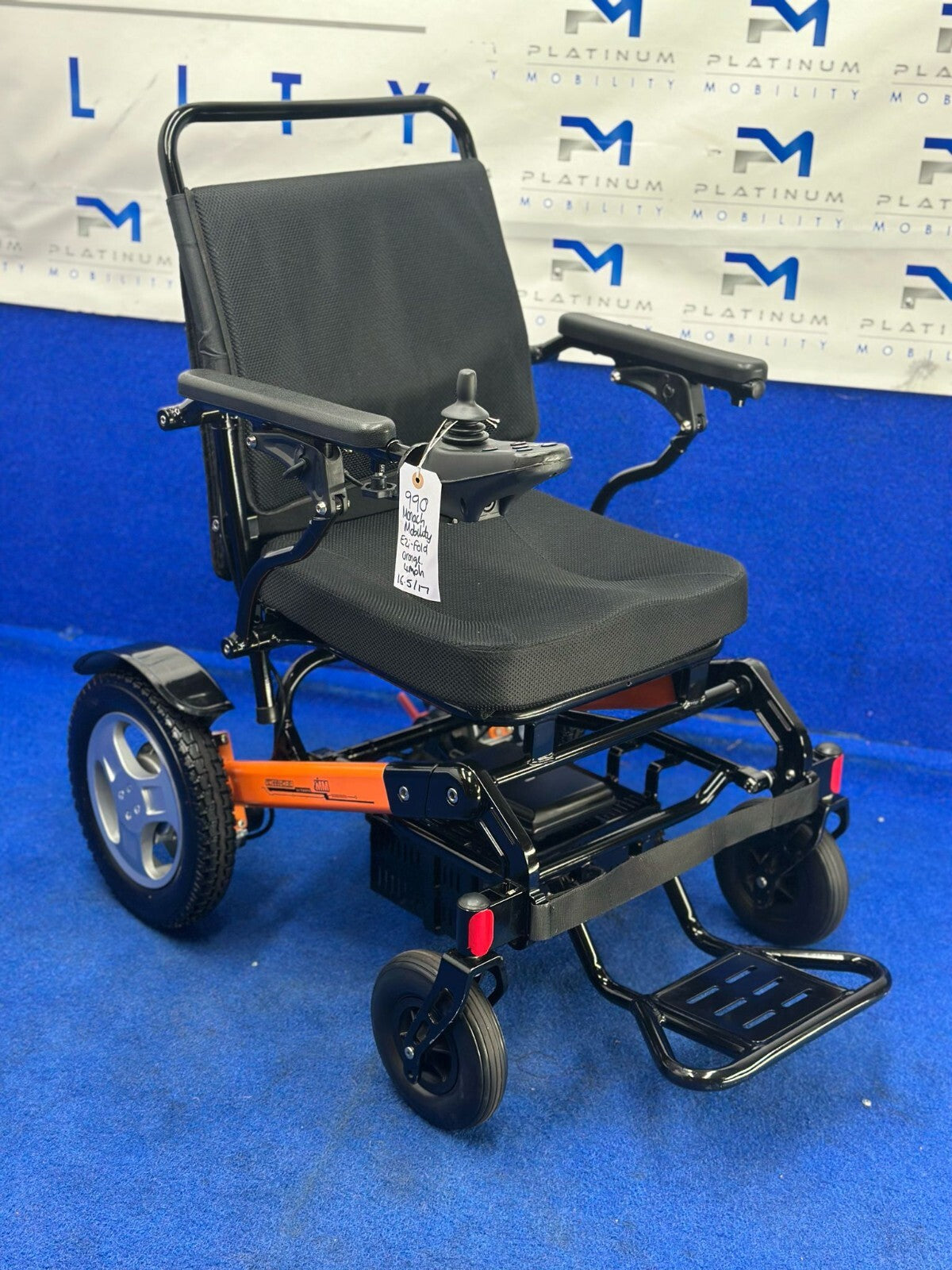 2024 Monarch MM Ezi-Fold 4MPH Folding Lightweight Lithium Portable Powerchair