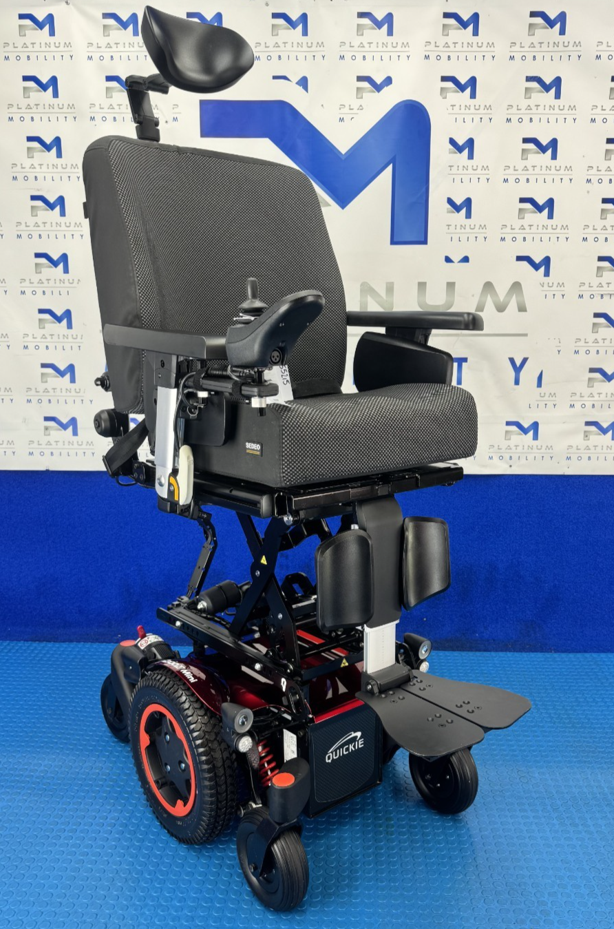 Sunrise Quickie Q300M Mini Powerchair 6 mph Riser, Tilt Electric Wheelchair 2786