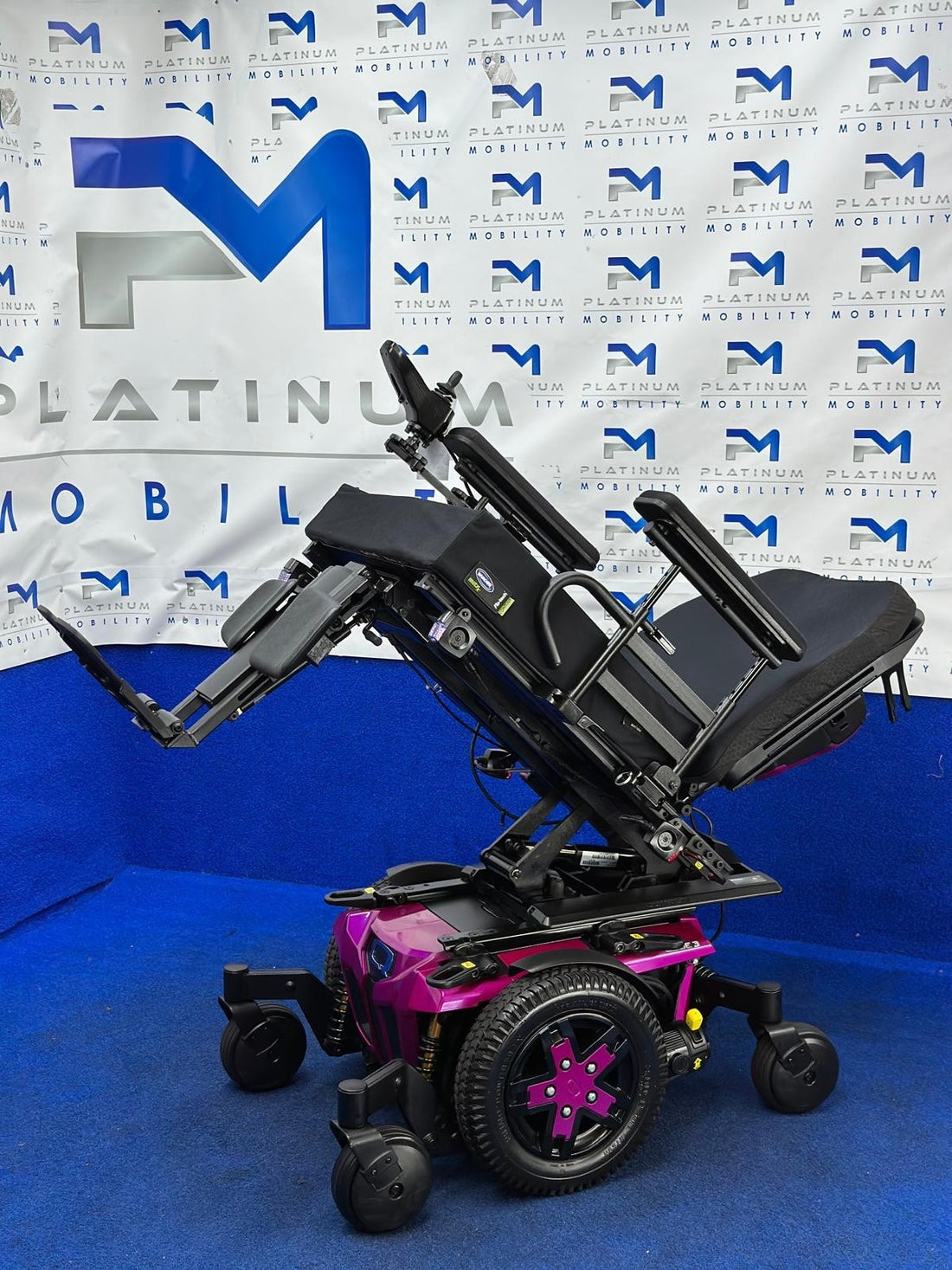 PRIDE QUANTUM EDGE 3 6 MPH ELECTRIC POWER WHEELCHAIR POWERCHAIR 1450