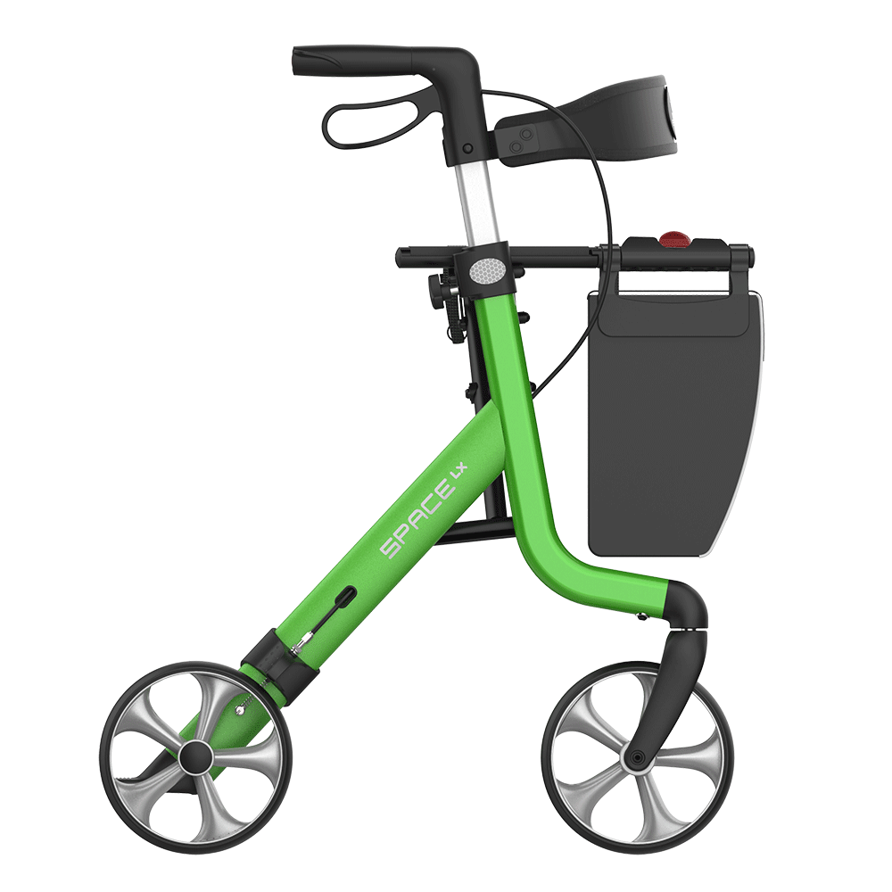Rehasense Space LX Rollator GREEN Lightweight Folding Walker BRAND NEW