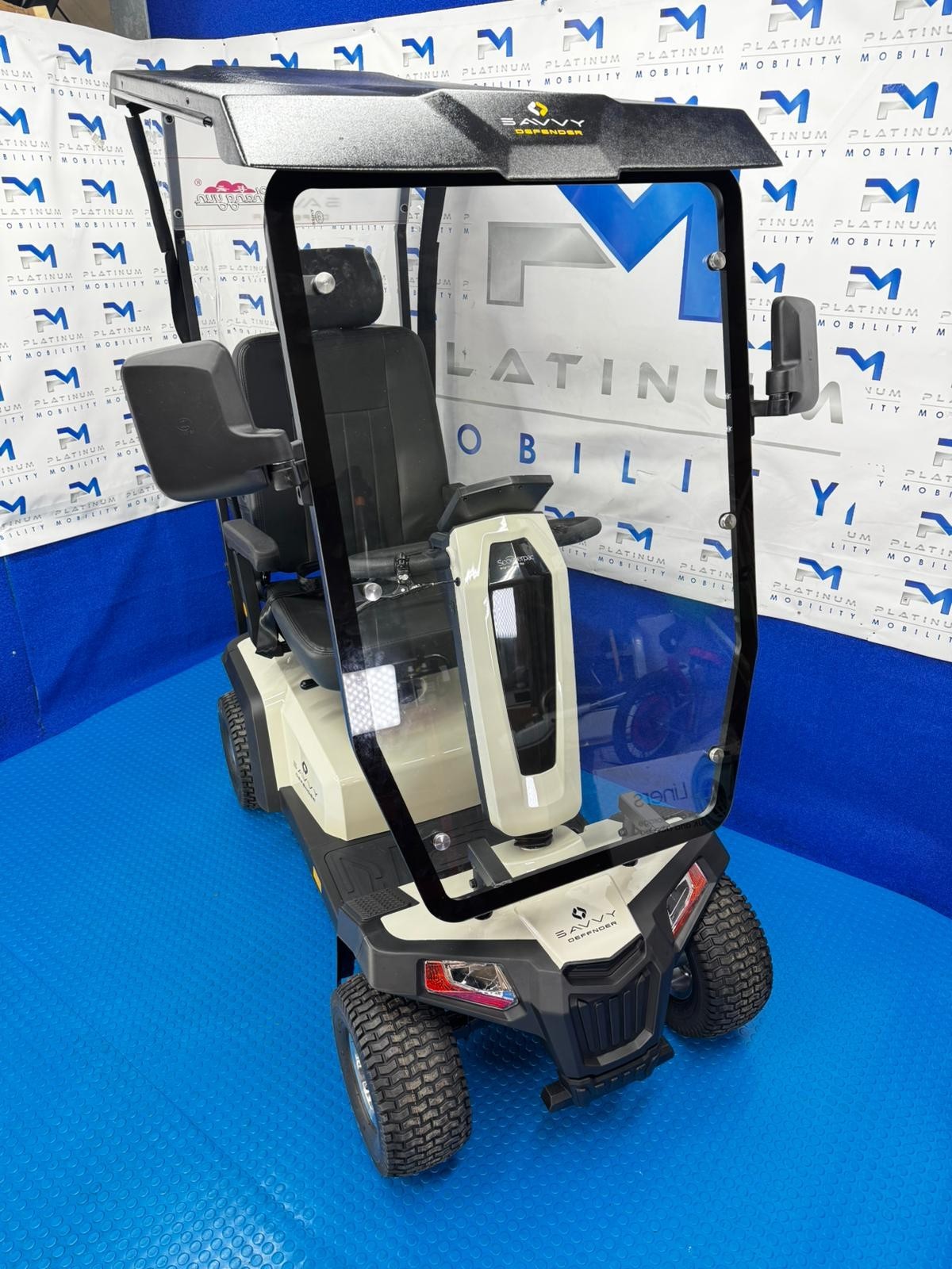 ⭐️SCOOTERPAC SAVVY DEFENDER⭐️ All Terrain Mobility Scooter with Hard Top Canopy