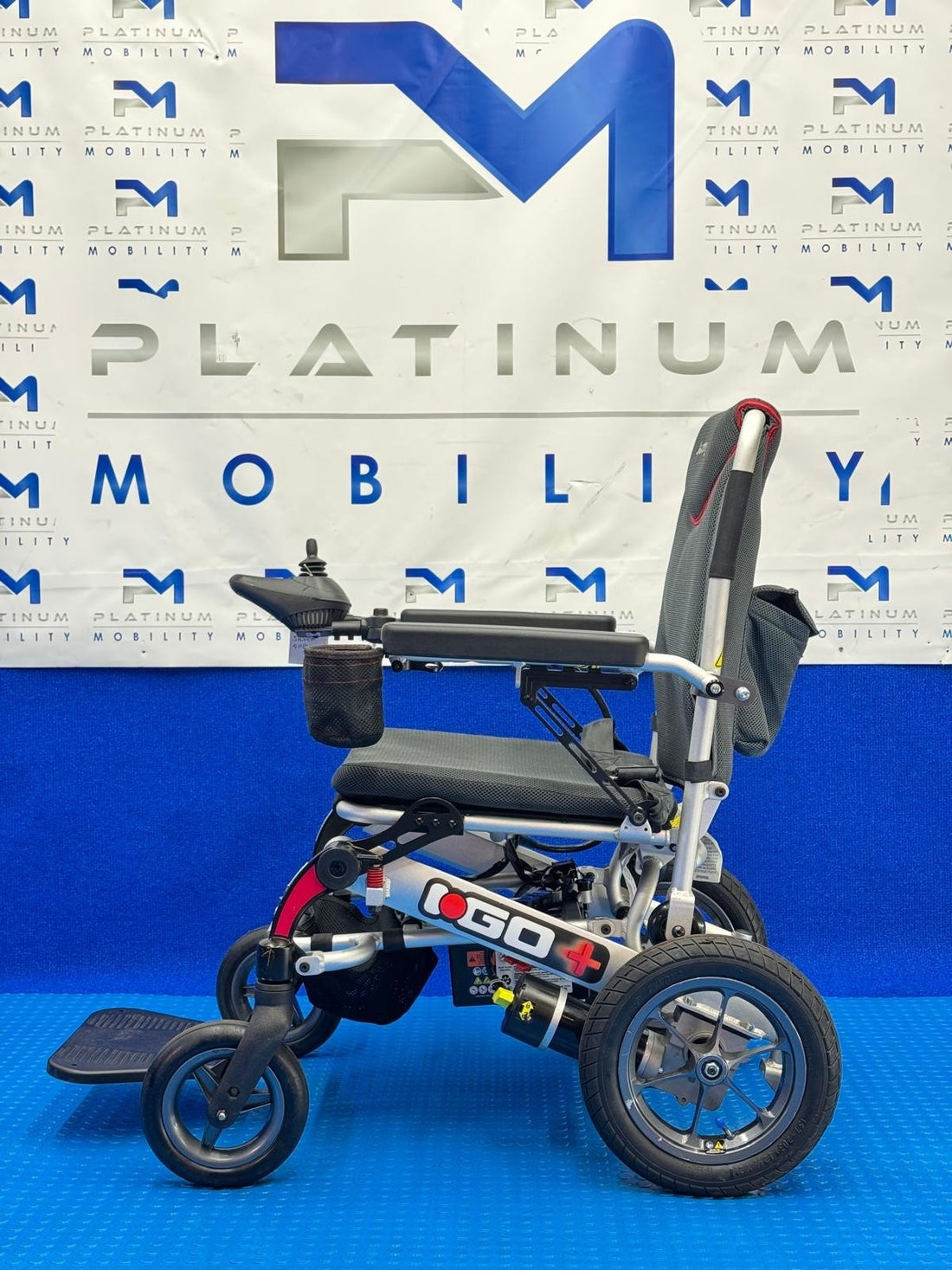 Pride iGo Plus Folding Powerchair 4Mph – Lightweight Electric Wheelchair 1809