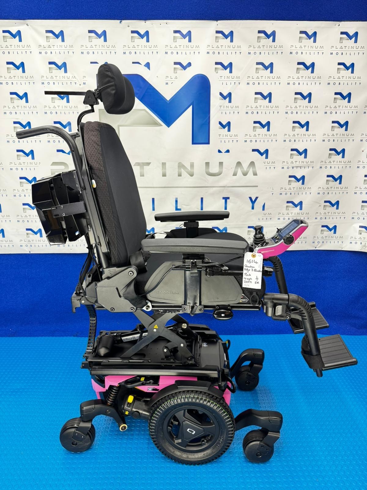 PRIDE QUANTUM EDGE 3 STRETTO 4 MPH ELECTRIC POWER WHEELCHAIR POWERCHAIR 1614