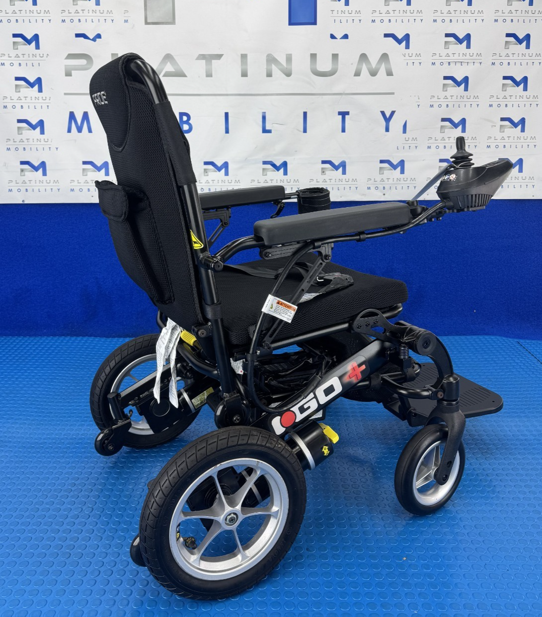 Pride iGo Plus Folding Powerchair 4Mph – Lightweight Electric Wheelchair 2293