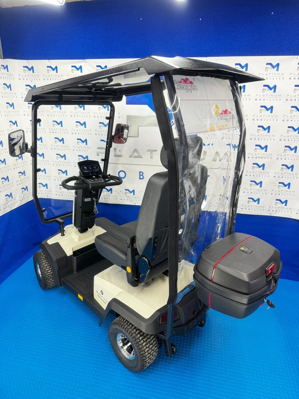 ⭐️SCOOTERPAC SAVVY DEFENDER⭐️ All Terrain Mobility Scooter with Hard Top Canopy