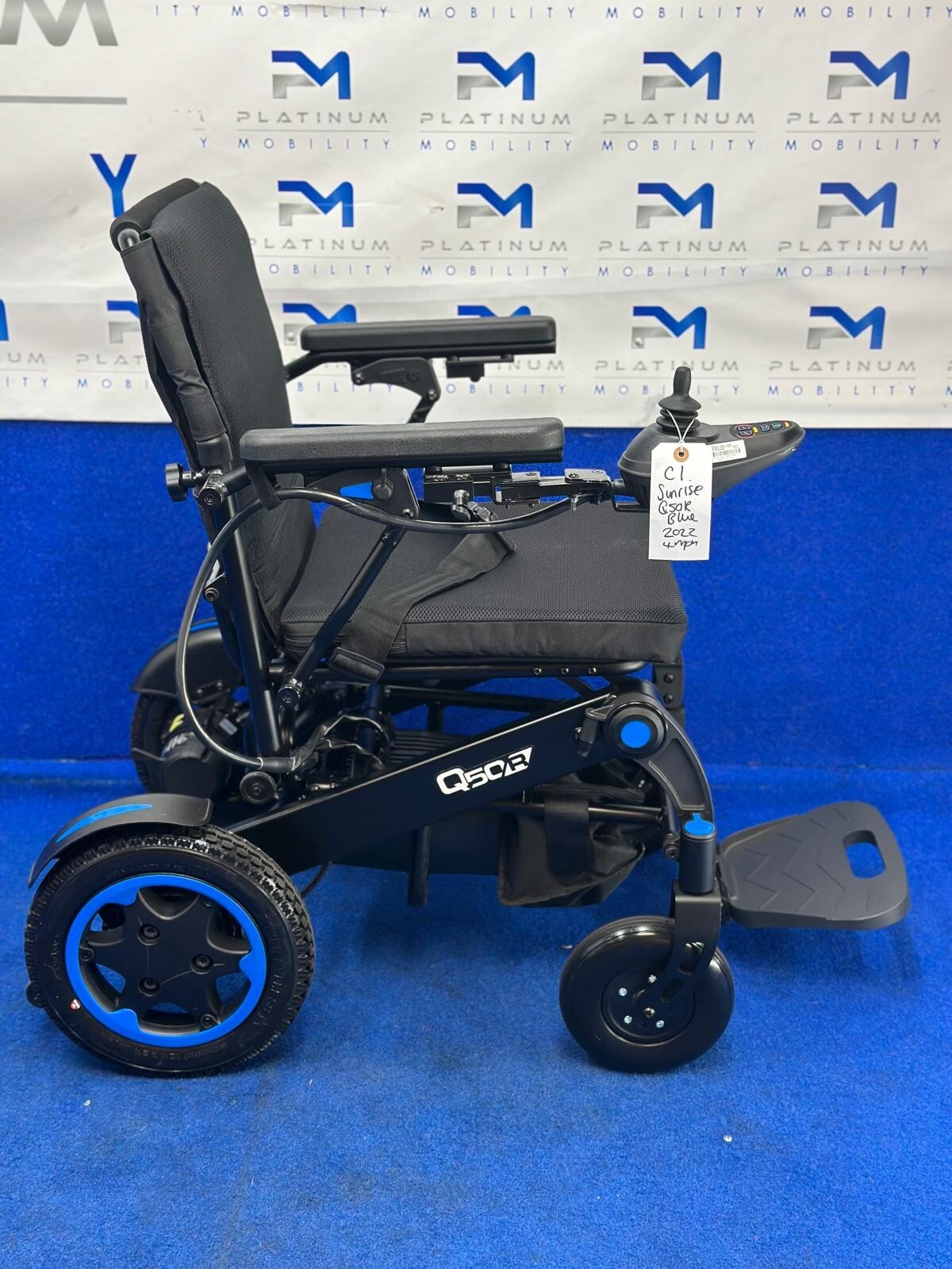 2022 QUICKIE SUNRISE Q50 FOLDING 4MPH FOLDING ELECTRIC WHEELCHAIR POWERCHAIR C1