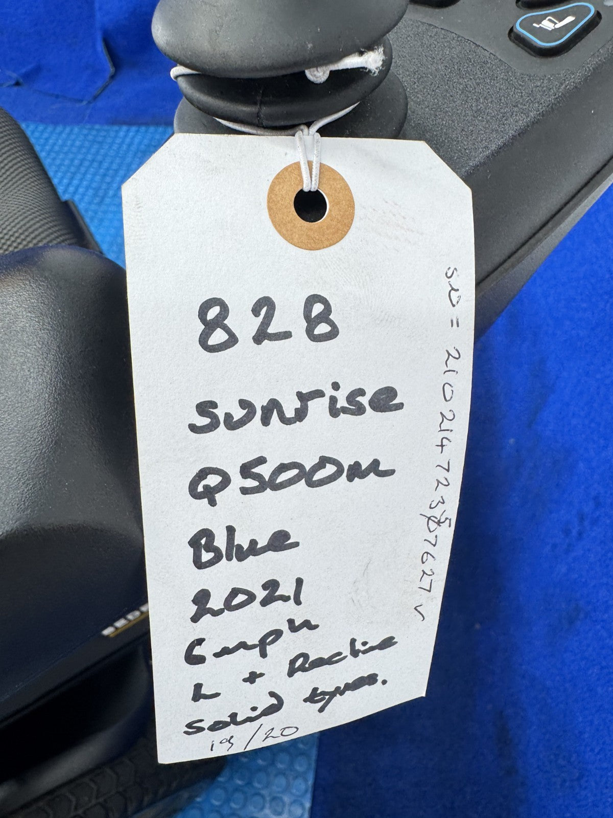 SUNRISE QUICKIE Q500M 6MPH ELECTRIC WHEELCHAIR RISER TILT POWERCHAIR 828
