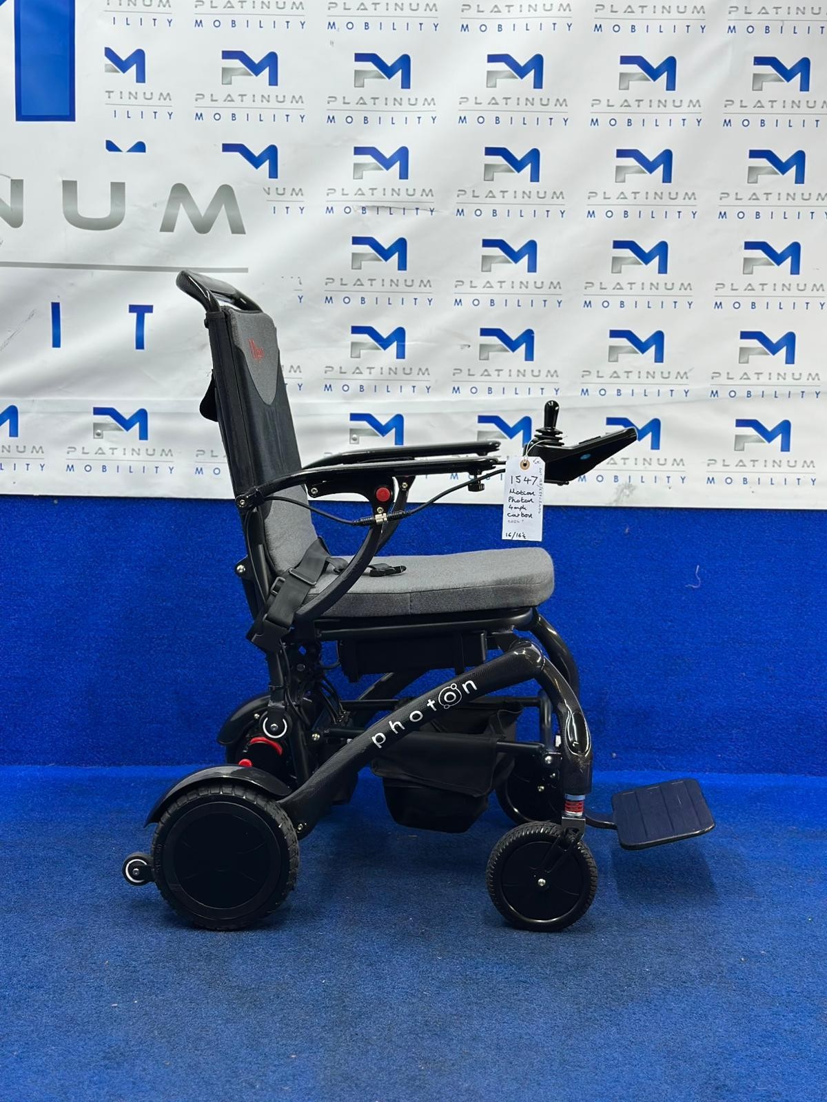Carbon Fibre Ultra Lightweight Powerchair 15.8kg. Motion Photon Powerchair 1547