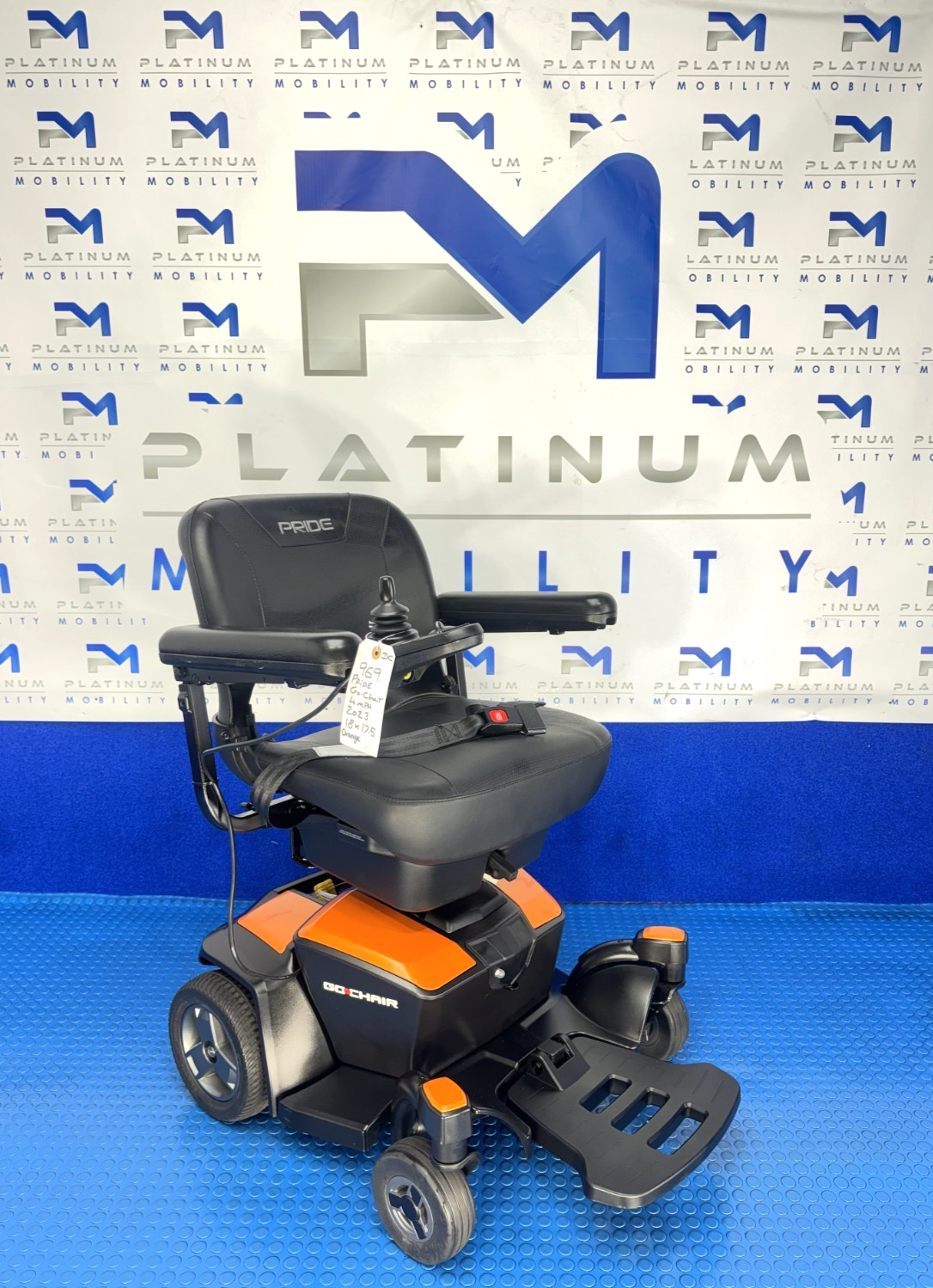 Pride Go Chair Powerchair – 4mph RWD Transportable Electric Wheelchair 969