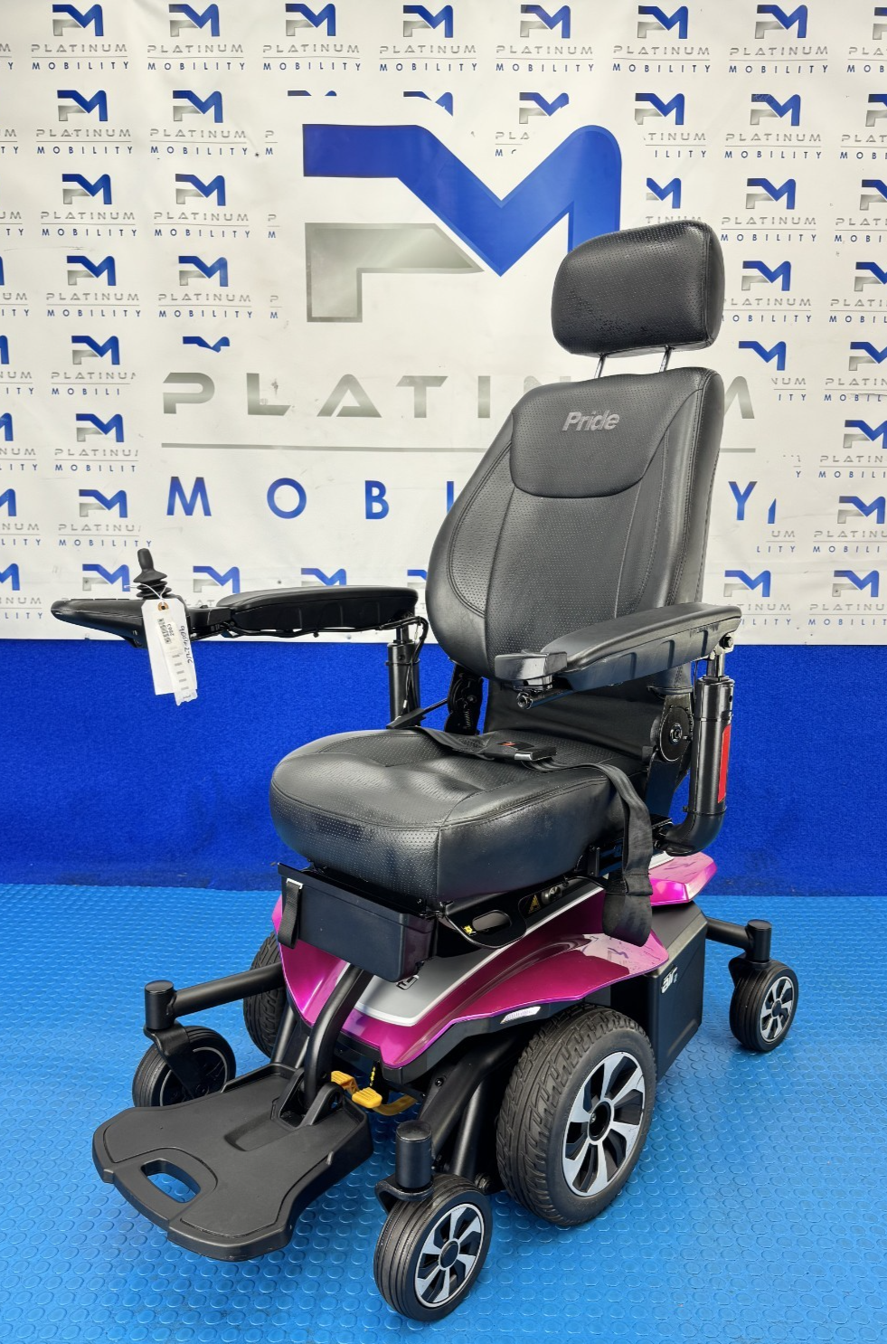 Pride Jazzy Air 2.0 Power Chair Electric Wheelchair with Electric Seat Lift 2863