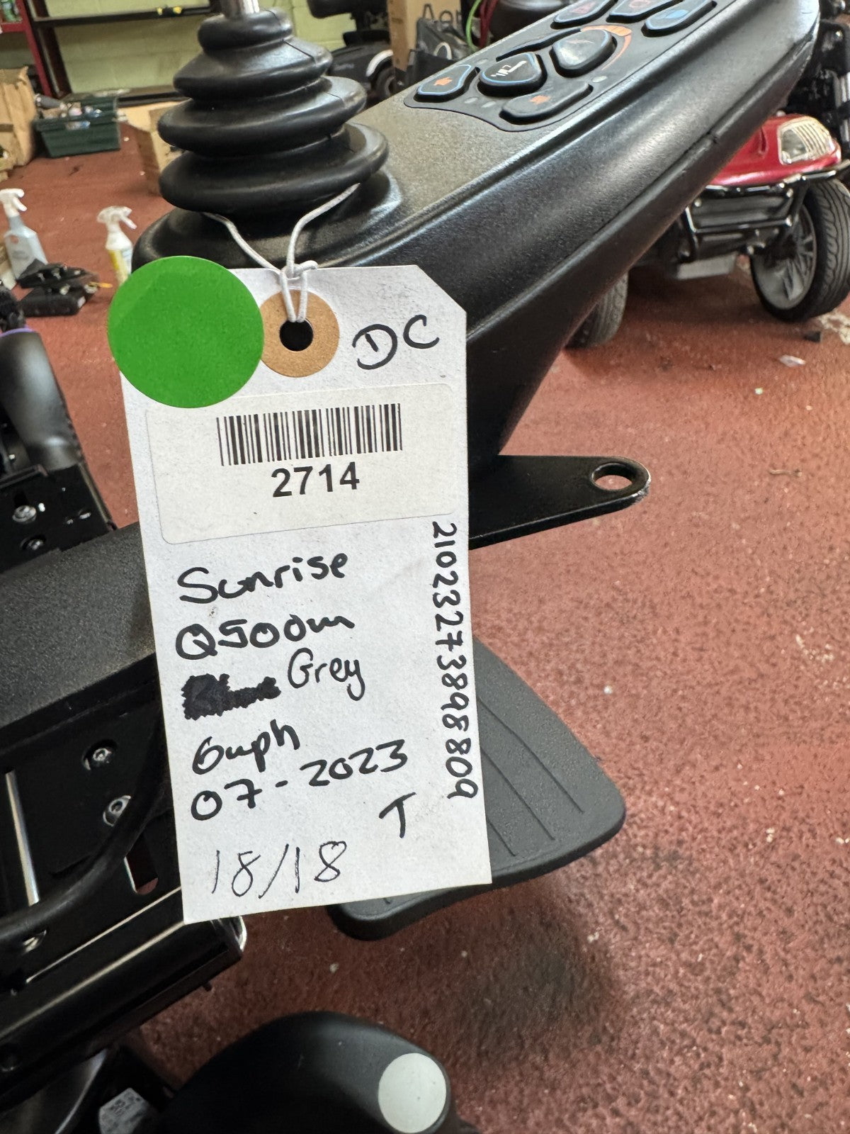 SUNRISE QUICKIE Q500M 6MPH ELECTRIC WHEELCHAIR TILT POWERCHAIR 2714