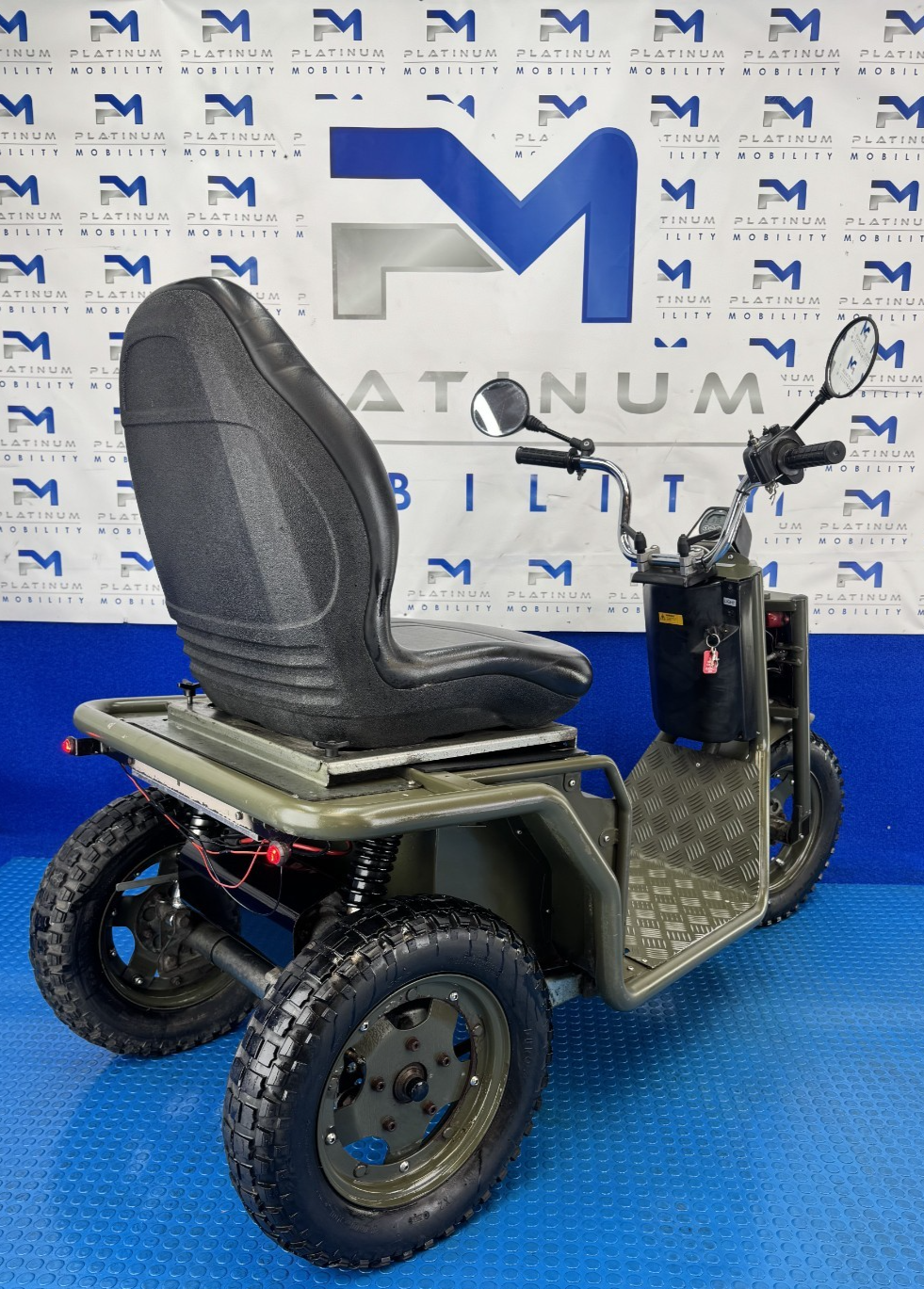 Beamer Tramper 3 Wheeler 8MPH Class 3, All Terrain Mobility Scooter 2484