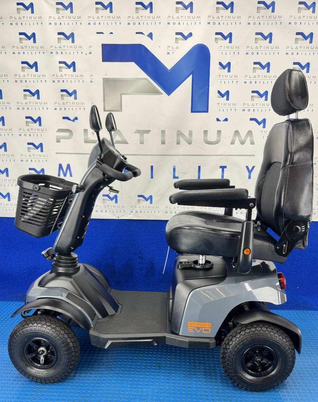Excel Galaxy 2 Compact Evo Mobility Scooter 8MPH Lithium Battery Road Legal 2507