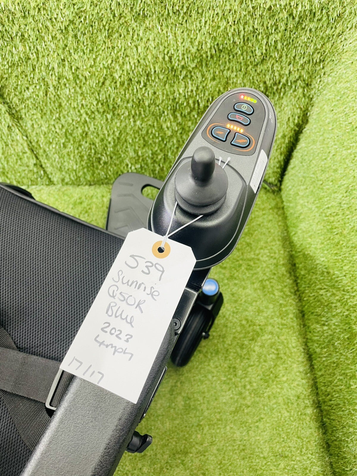 QUICKIE Q50R FOLDING 4MPH TRANSPORTABLE LITHIUM ELECTRIC POWERCHAIR WHEELCHAIR