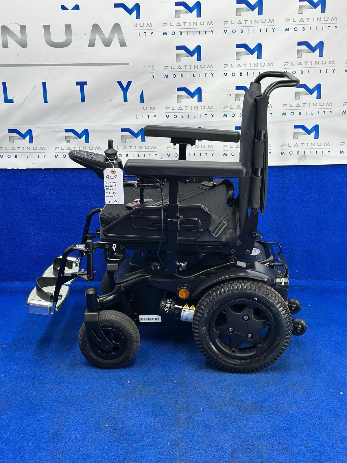 SUNRISE Q200R RWD 4MPH ELECTRIC SEAT MOBILITY SCOOTER POWERCHAIR WHEELCHAIR 948
