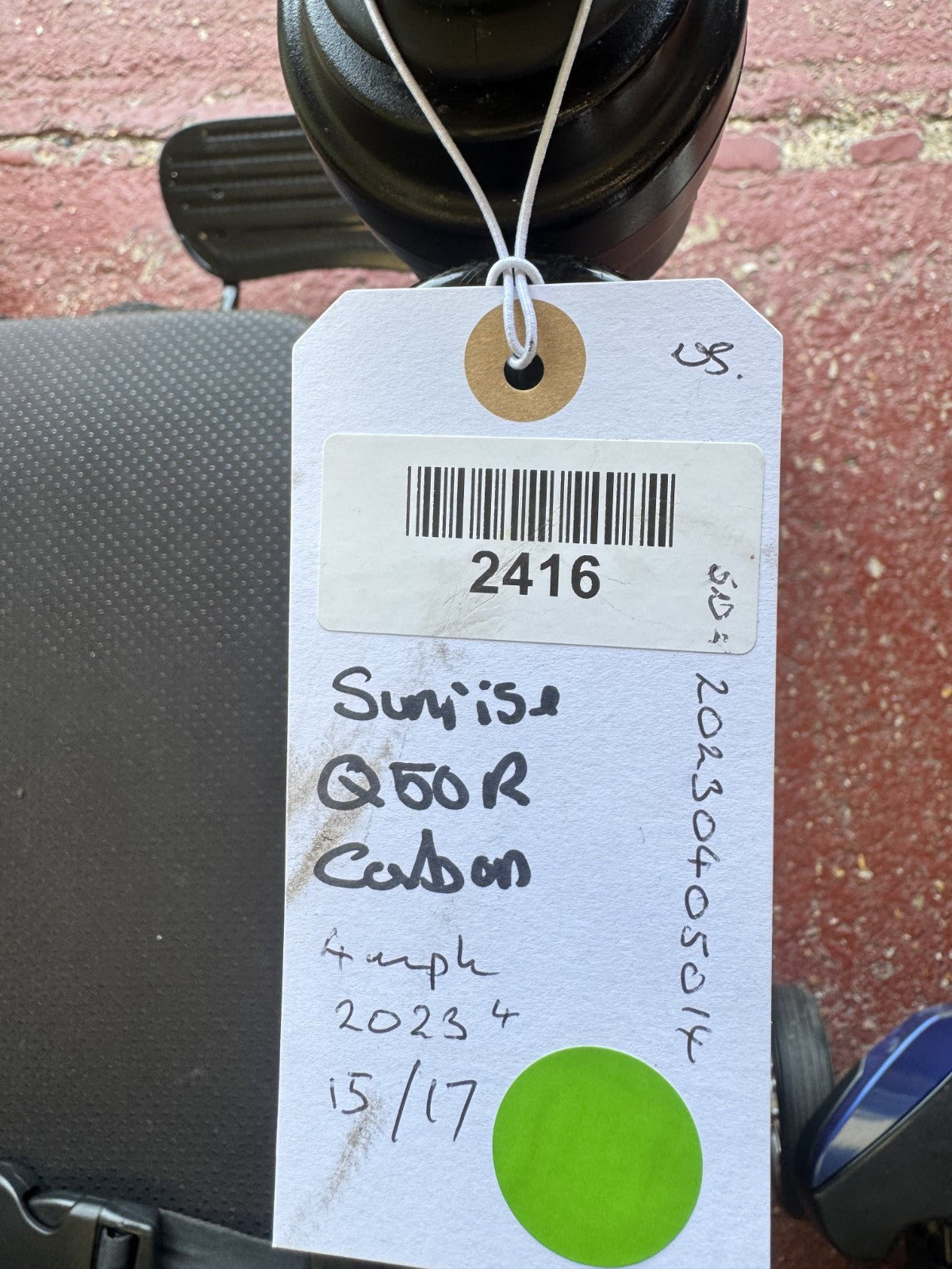 Sunrise Quickie Q50R 14KG Carbon Fibre Electric Wheelchair Powerchair 4MPH 2416