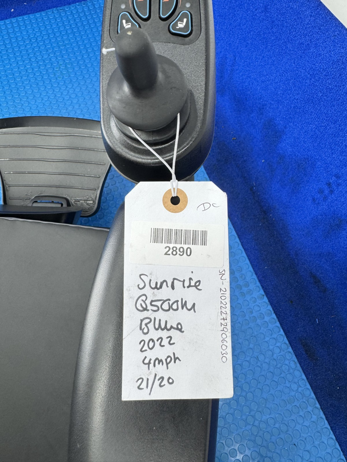 SUNRISE QUICKIE Q500M 4 MPH ELECTRIC MOBILITY POWERCHAIR WHEELCHAIR 2890