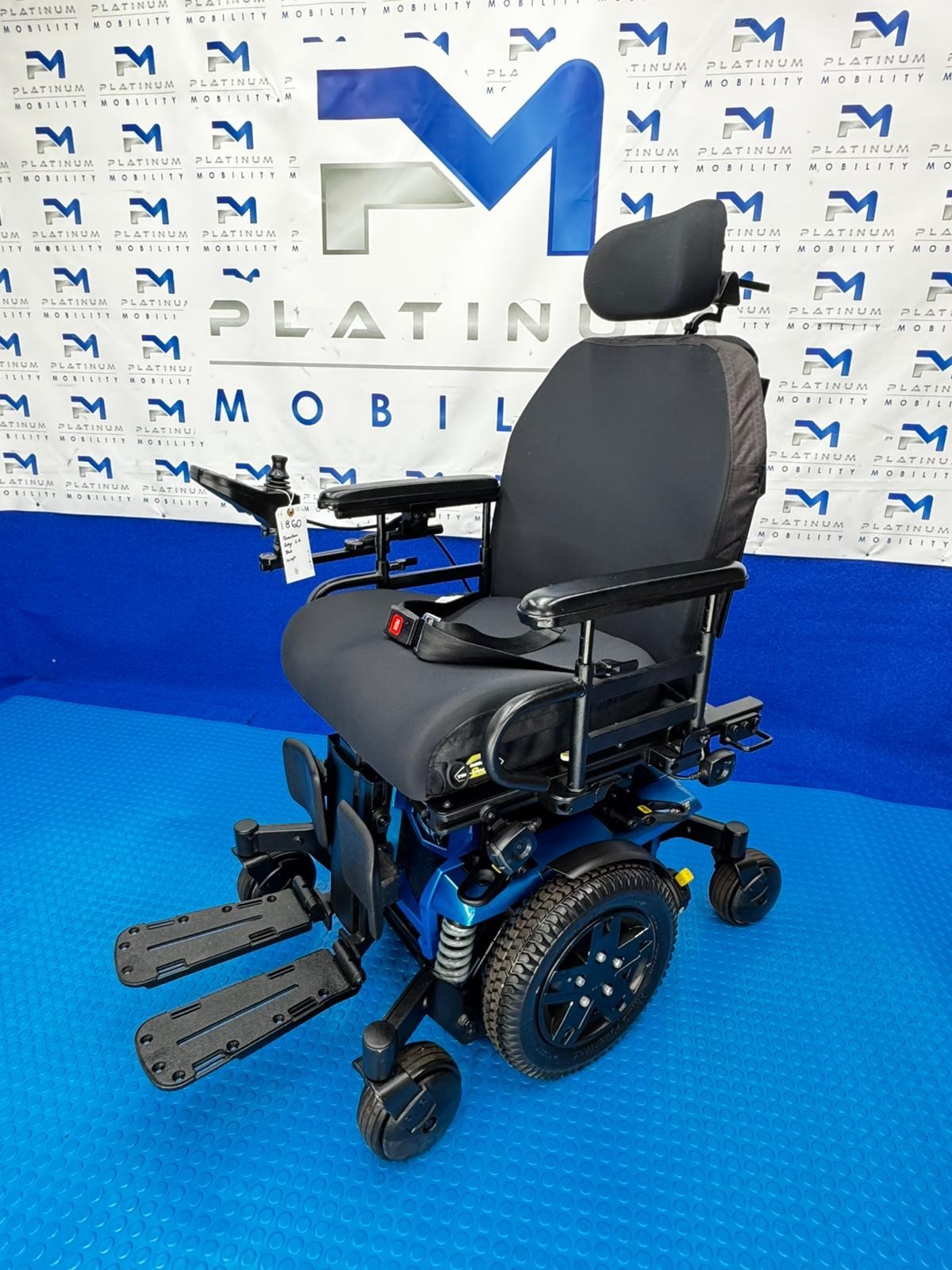 PRIDE QUANTUM EDGE 2 6 MPH ELECTRIC POWER WHEELCHAIR POWERCHAIR 1860