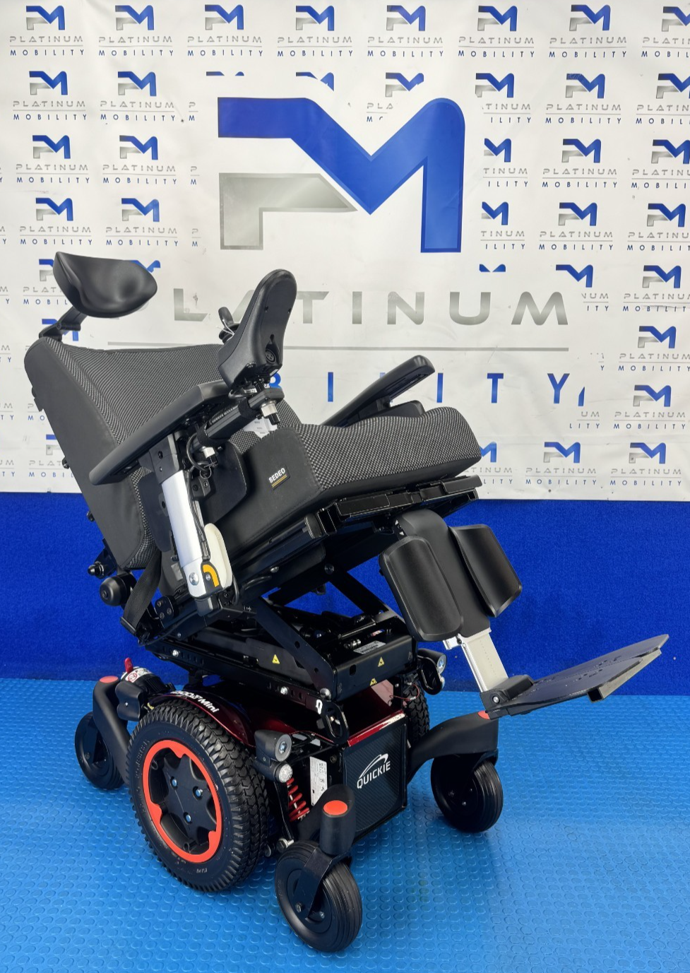 Sunrise Quickie Q300M Mini Powerchair 6 mph Riser, Tilt Electric Wheelchair 2786